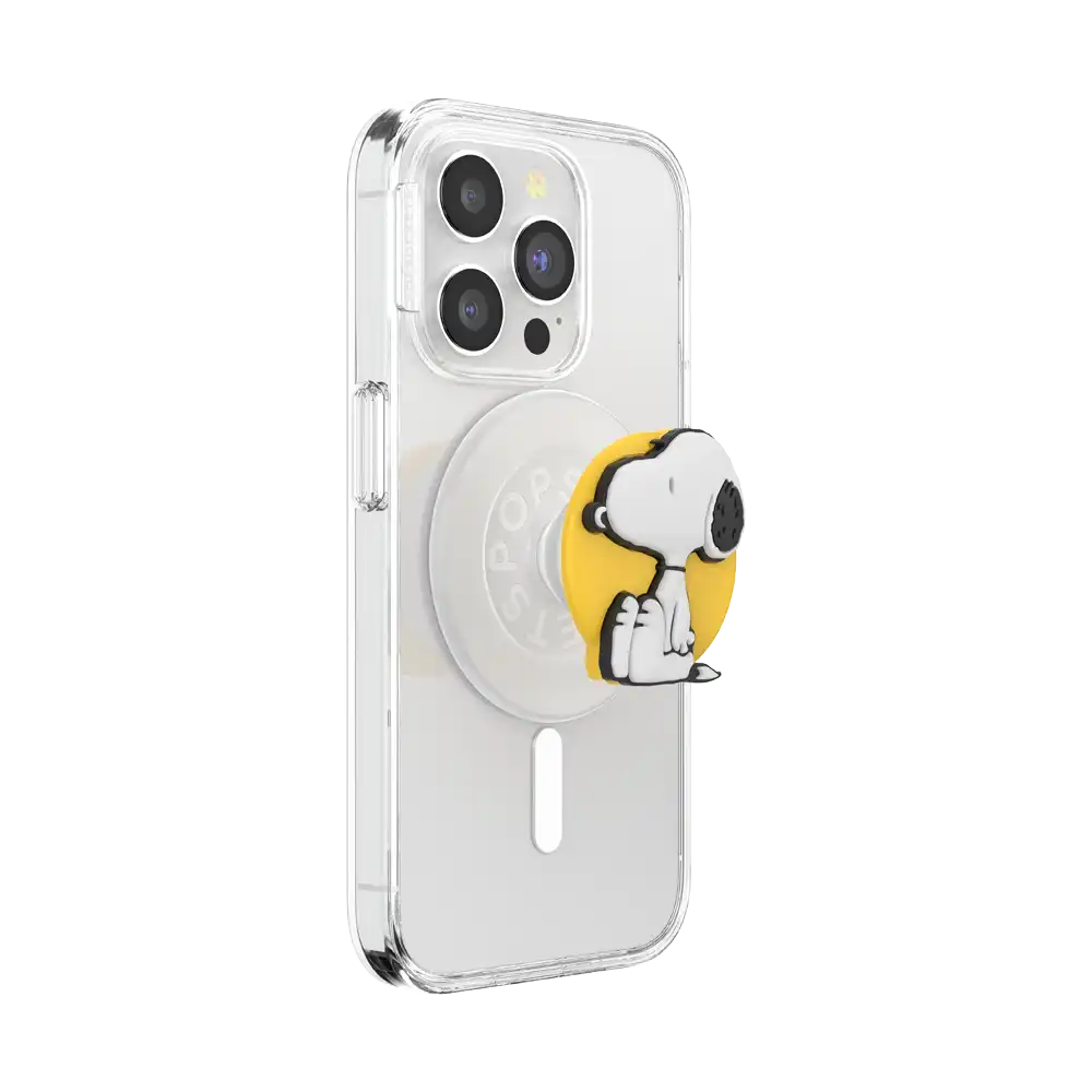 PopOut Sitting Snoopy — MagSafe PopGrip