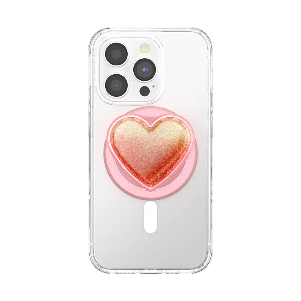 Squishy Tidepool Heart Pinky — MagSafe PopGrip