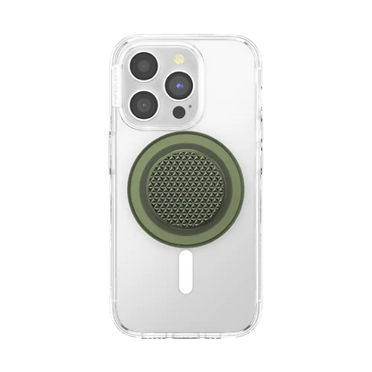 Olive Triangle Knurl — MagSafe PopGrip
