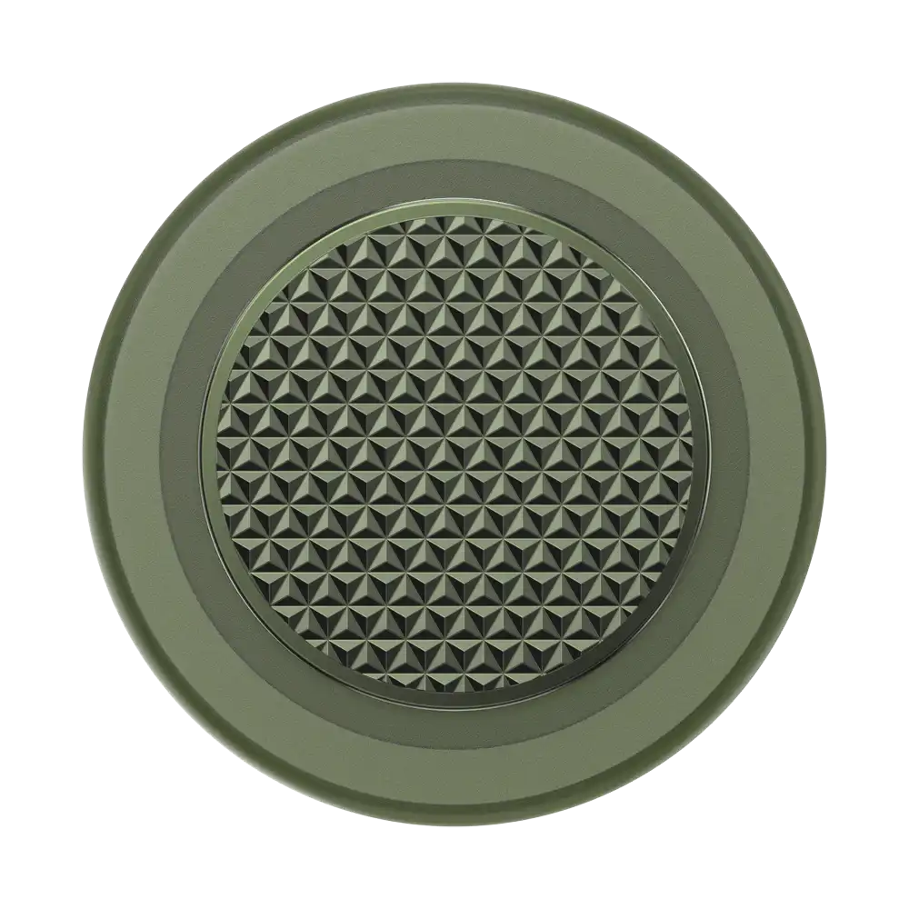 Olive Triangle Knurl — MagSafe PopGrip