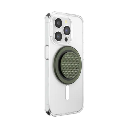 Olive Triangle Knurl — MagSafe PopGrip