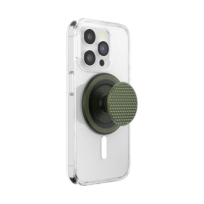 Olive Triangle Knurl — MagSafe PopGrip