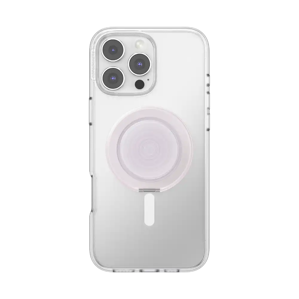 White Opalescent — MagSafe Kick-Out Grip & Stand