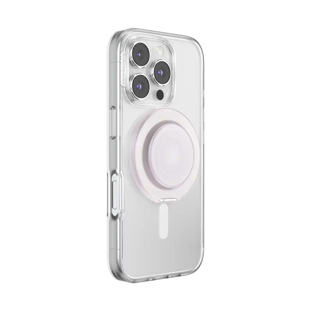 White Opalescent — MagSafe Kick-Out Grip & Stand