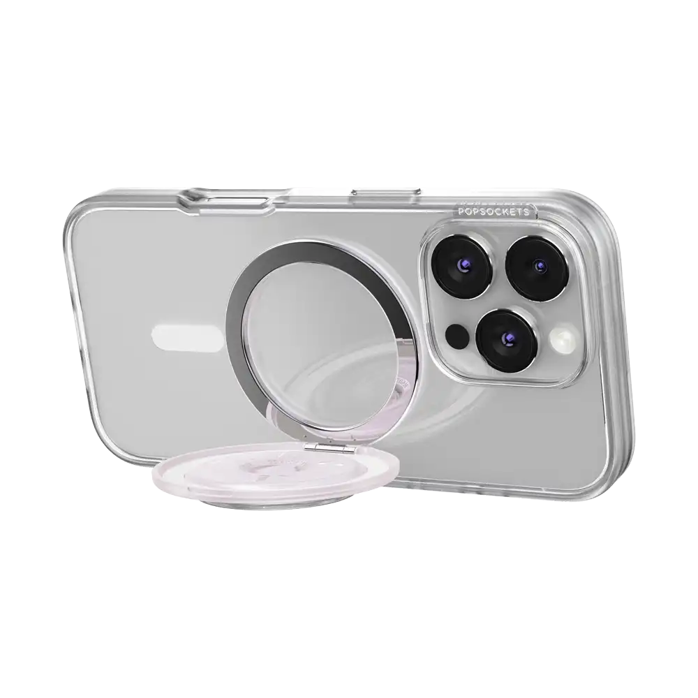 White Opalescent — MagSafe Kick-Out Grip & Stand