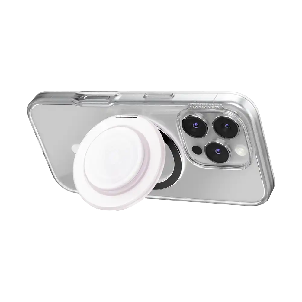 White Opalescent — MagSafe Kick-Out Grip & Stand