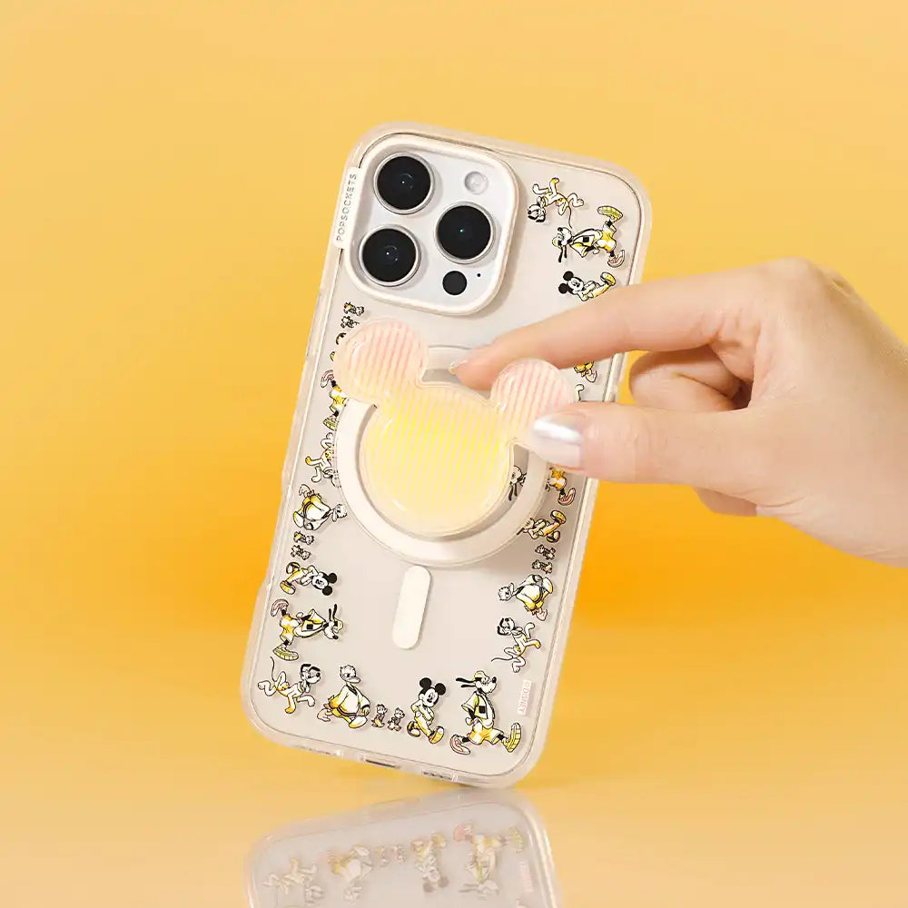 Airbag Sherbert Mickey Stripe — MagSafe PopGrip
