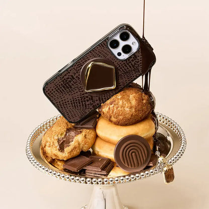 Enamel Cocoa Cut — MagSafe PopGrip