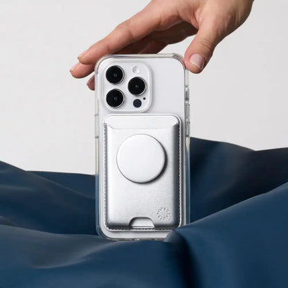 Silver — Softgoods MagSafe PopWallet+