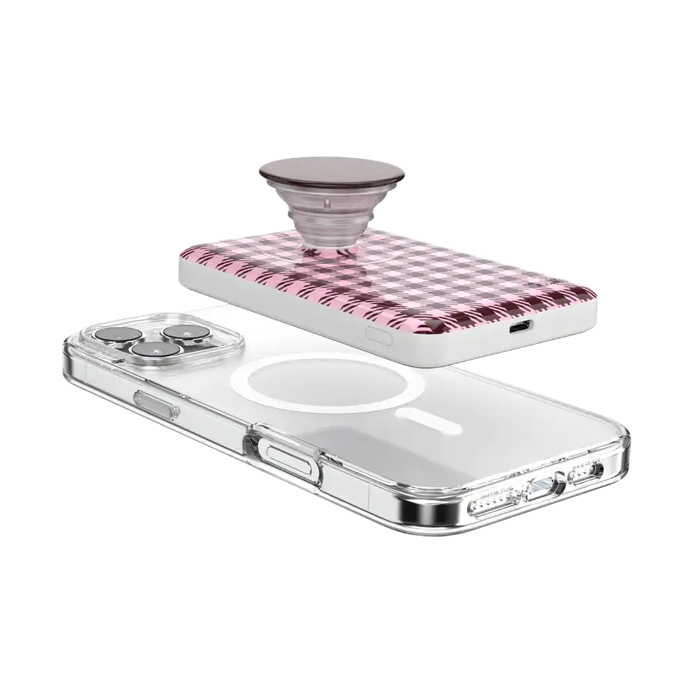Pop of Pink Stripe — MagSafe PowerPack