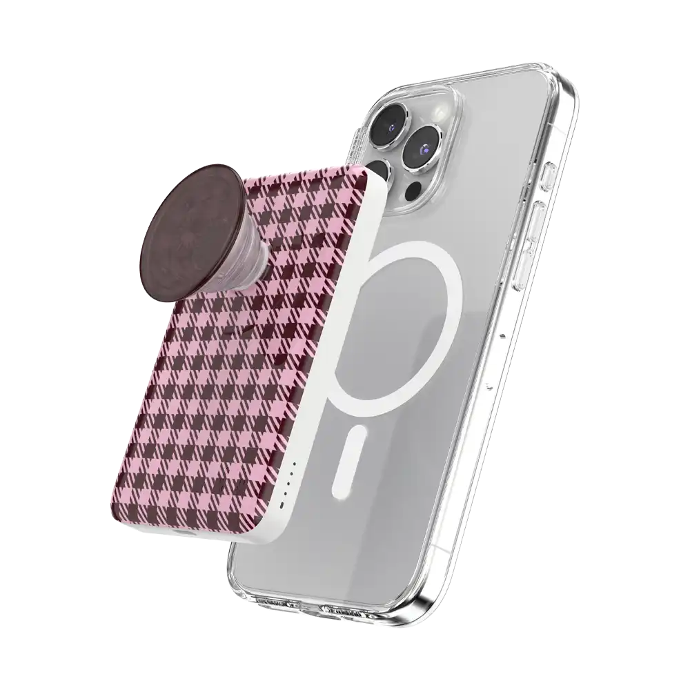 Pop of Pink Stripe — MagSafe PowerPack
