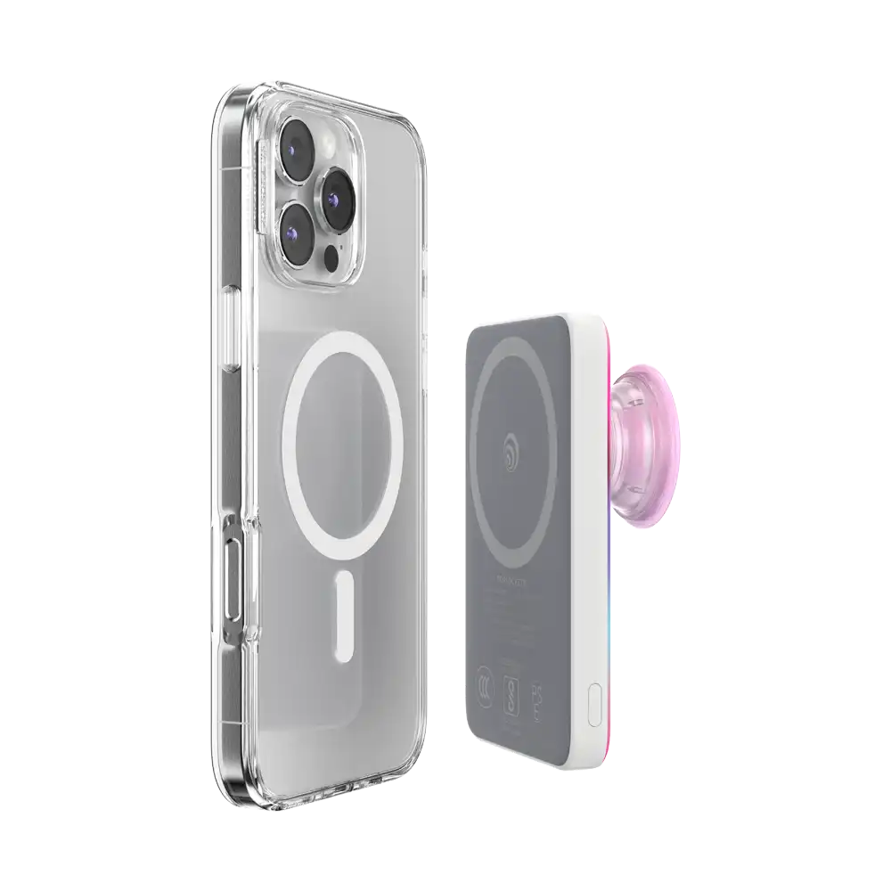 Pop of Pink Stripe — MagSafe PowerPack