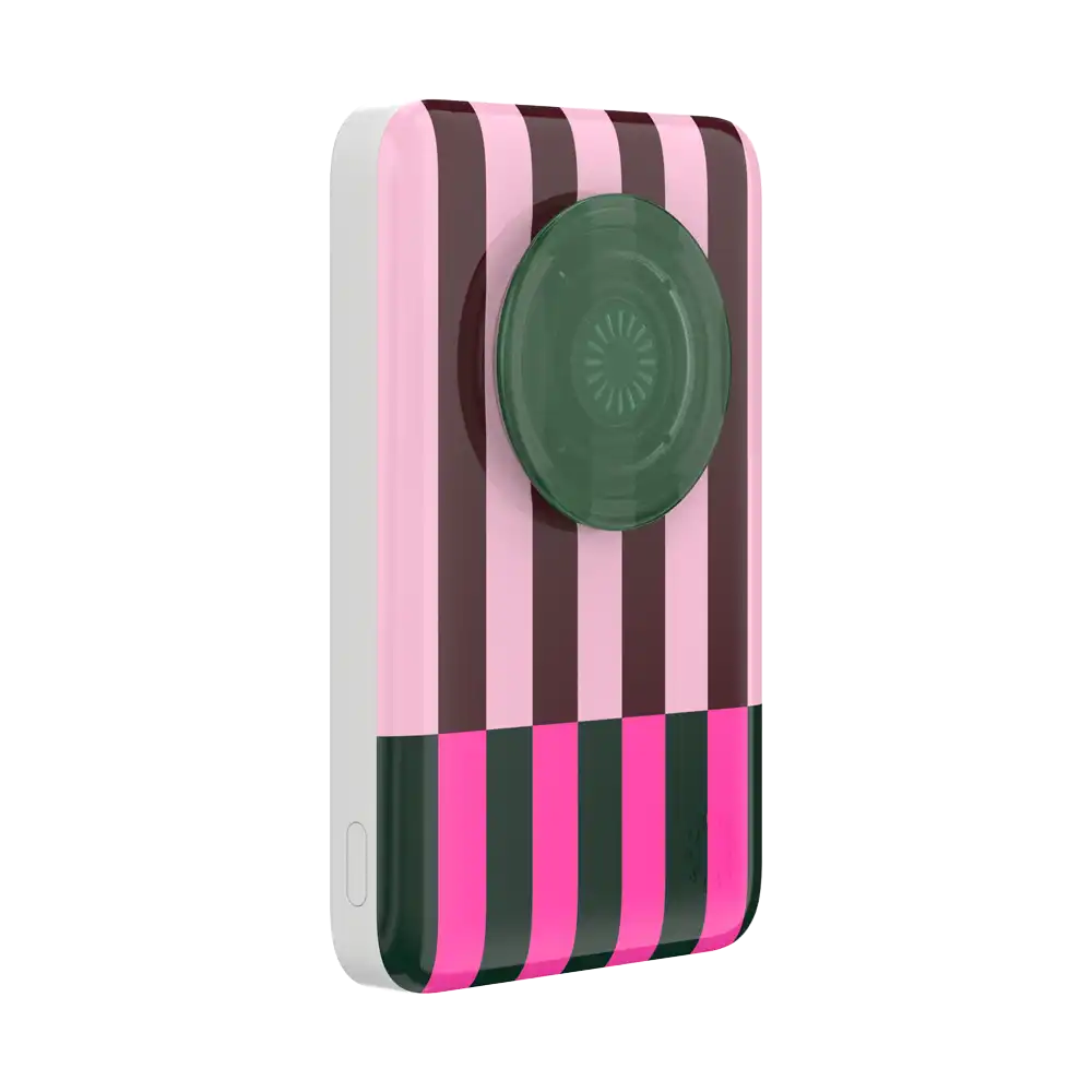 Pop of Pink Stripe — MagSafe PowerPack