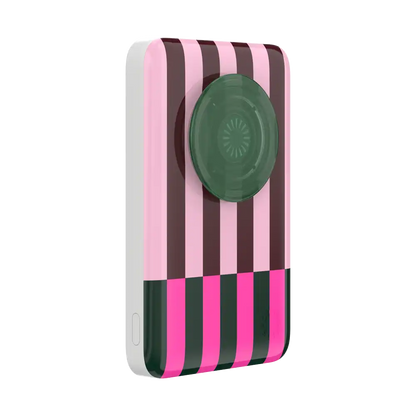 Pop of Pink Stripe — MagSafe PowerPack
