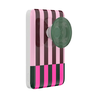 Pop of Pink Stripe — MagSafe PowerPack