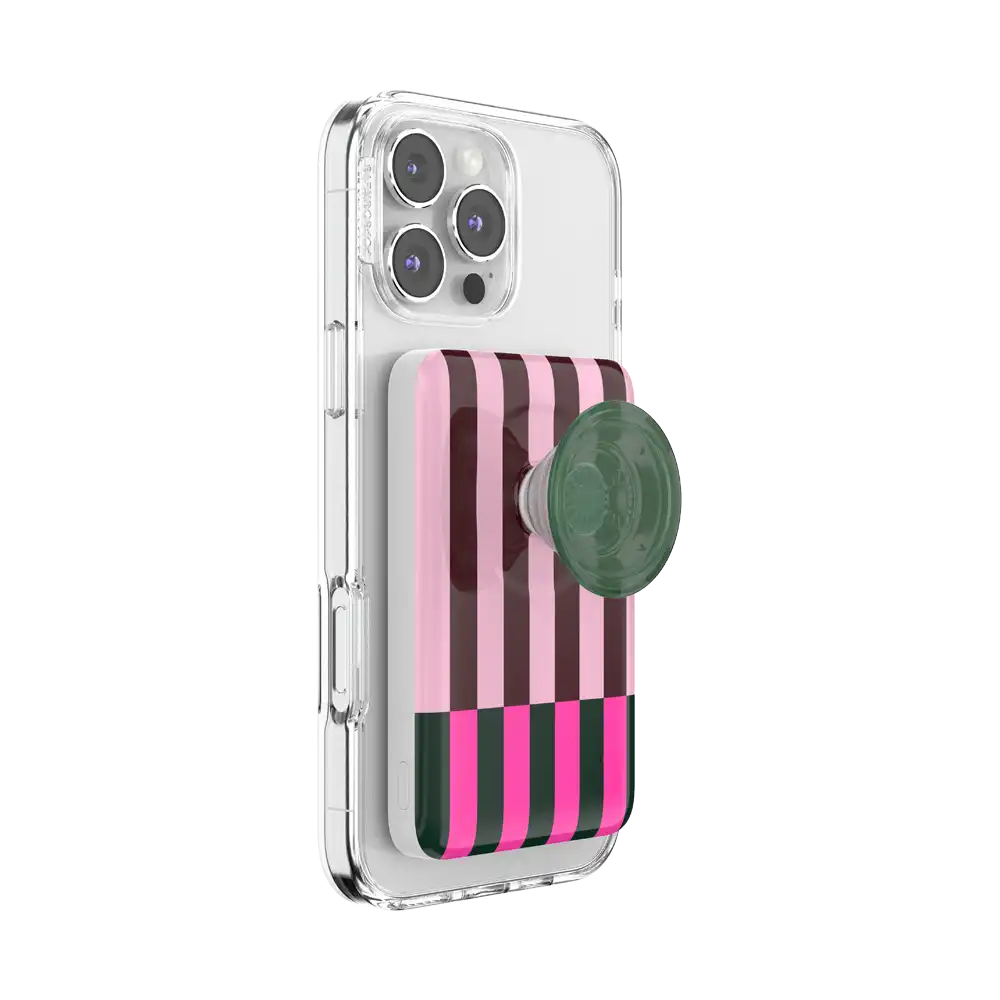 Pop of Pink Stripe — MagSafe PowerPack
