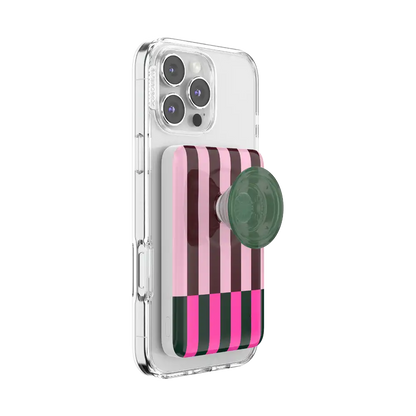 Pop of Pink Stripe — MagSafe PowerPack