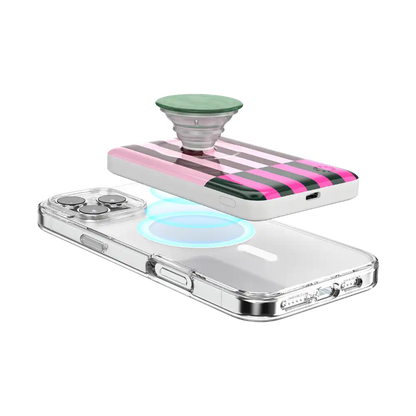Pop of Pink Stripe — MagSafe PowerPack