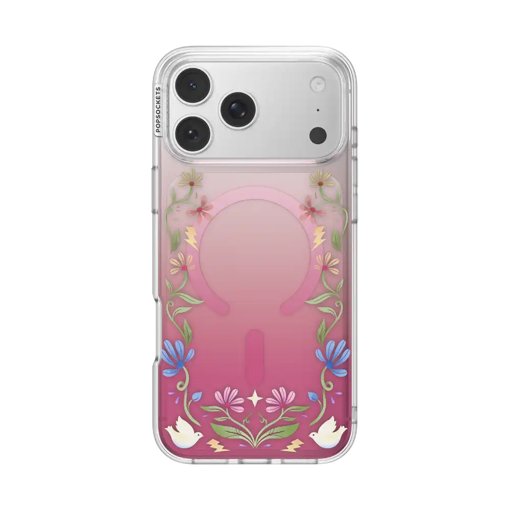 Blue Boho Wildflowers — iPhone 17 Pro Max MagSafe Case