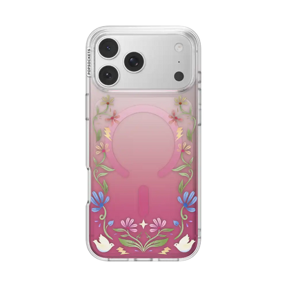 Blue Boho Wildflowers — iPhone 17 Pro Max MagSafe Case