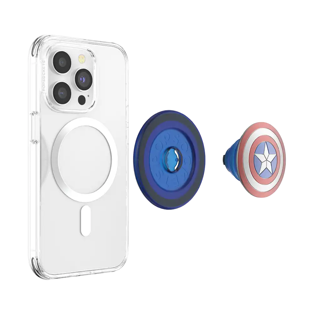Enamel Captain America — MagSafe PopGrip