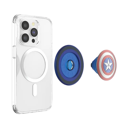 Enamel Captain America — MagSafe PopGrip