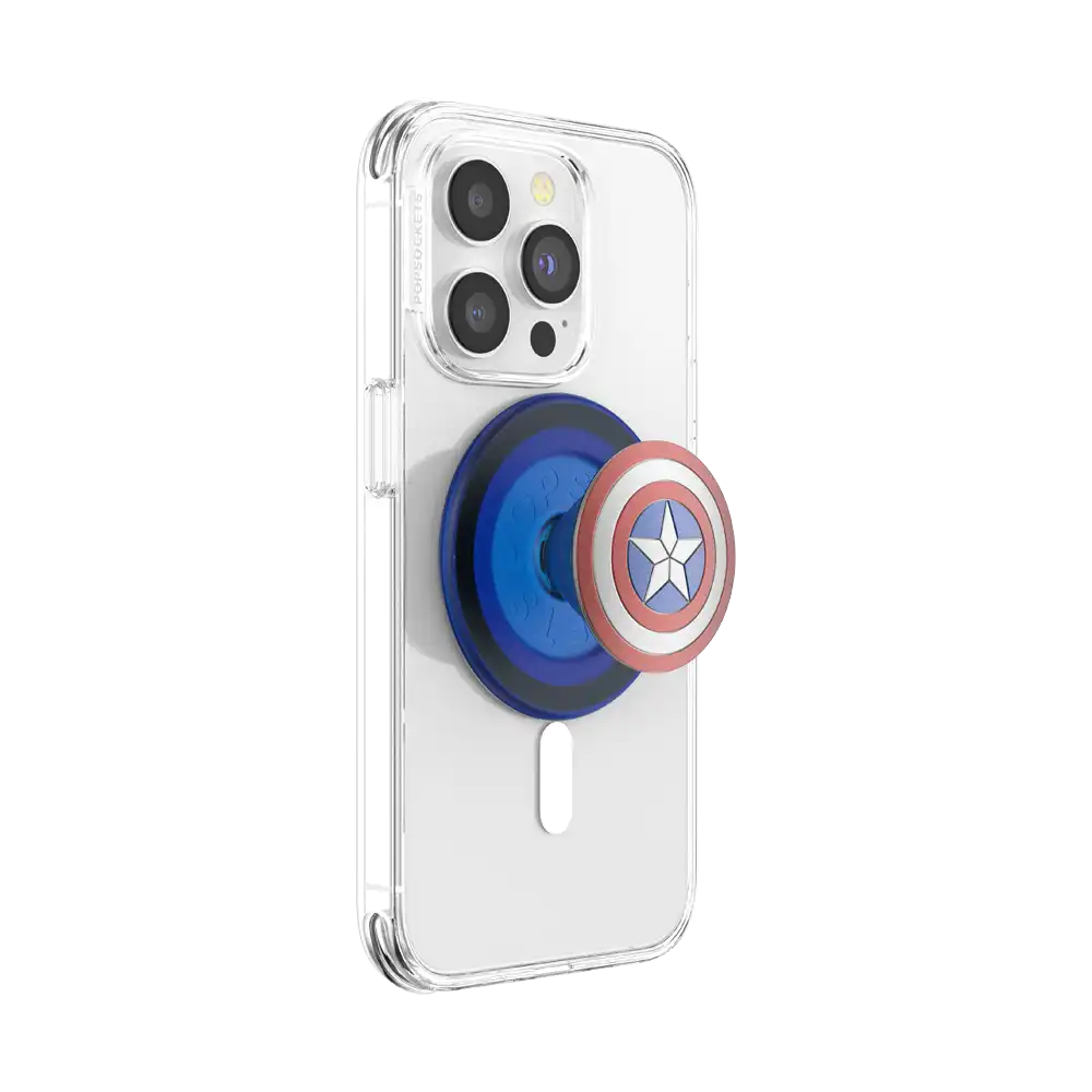 Enamel Captain America — MagSafe PopGrip