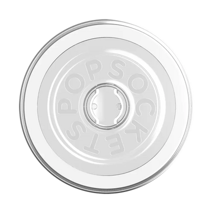Clear Glitter Silver — MagSafe Round Base
