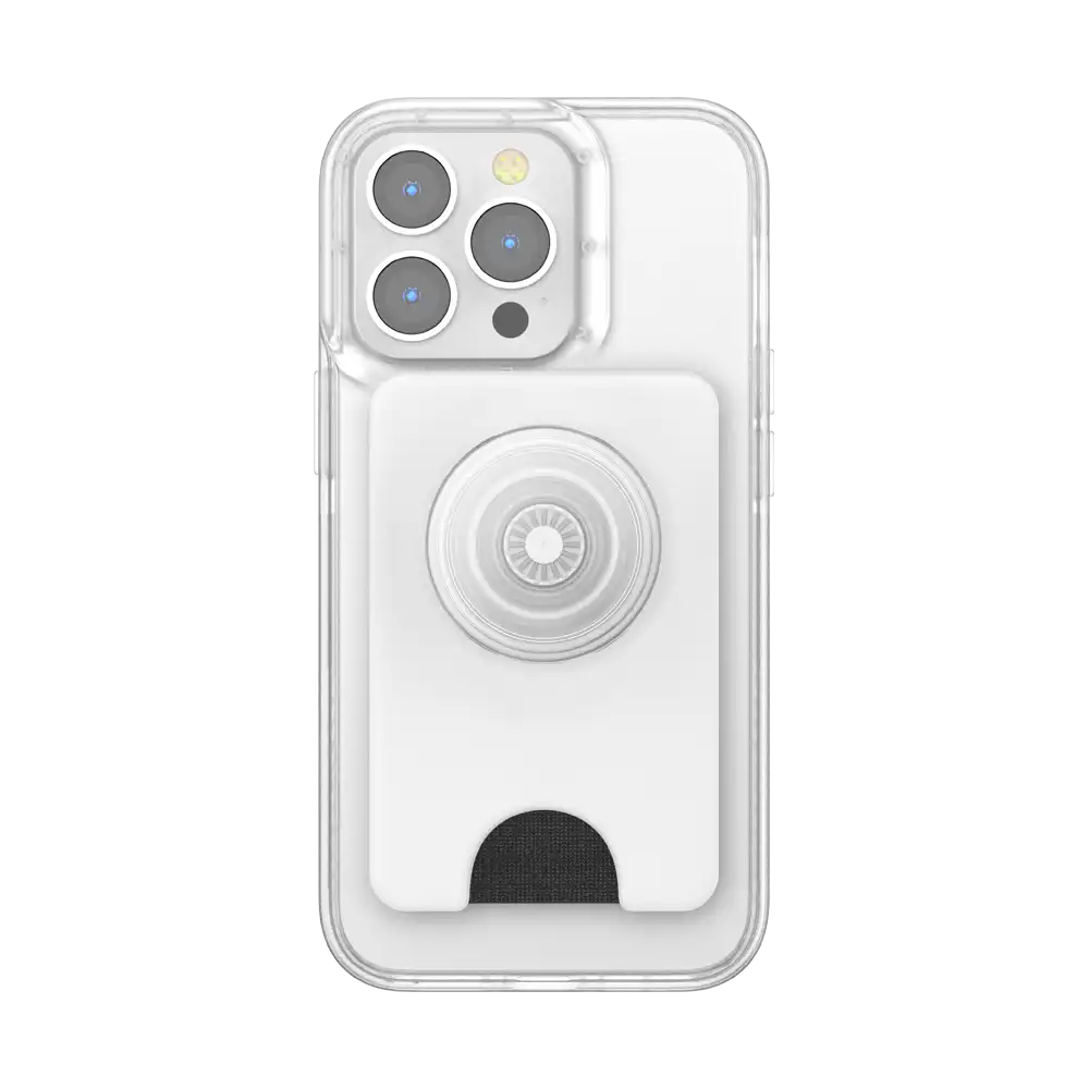 White Clear — MagSafe PopWallet+