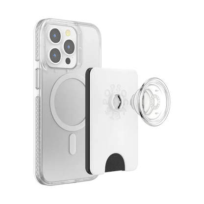 White Clear — MagSafe PopWallet+