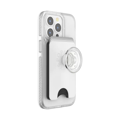 White Clear — MagSafe PopWallet+