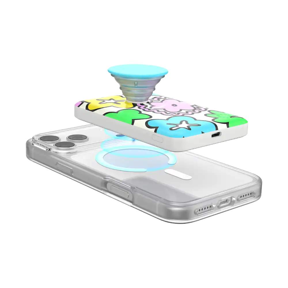 Doodle Flowers — MagSafe PowerPack