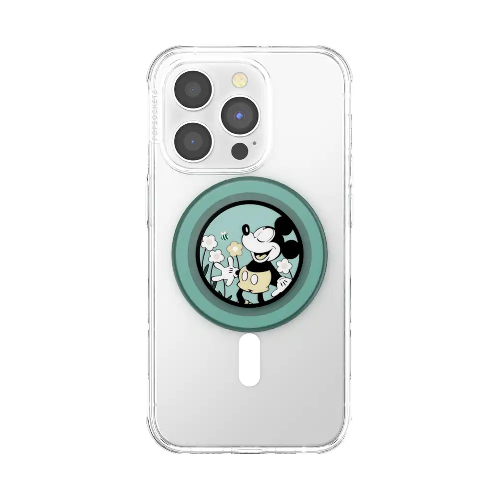Tonal Flower Mickey — MagSafe PopGrip