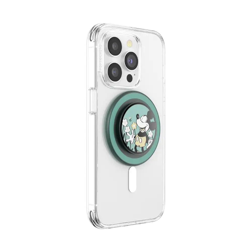 Tonal Flower Mickey — MagSafe PopGrip