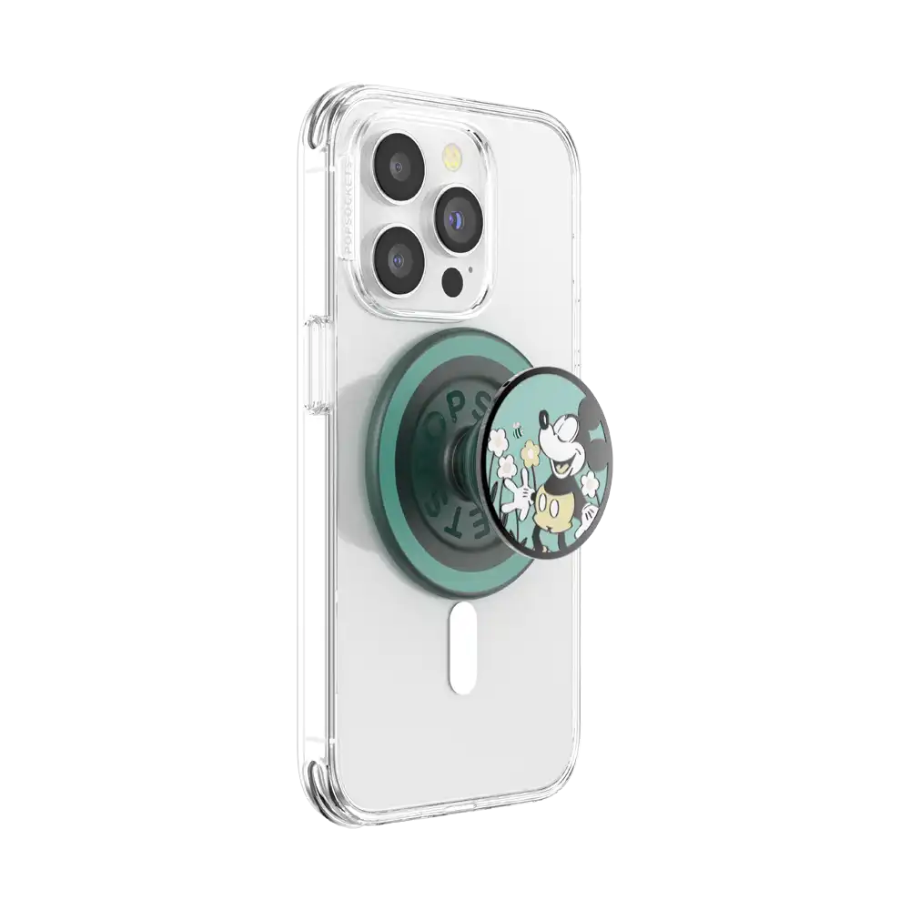 Tonal Flower Mickey — MagSafe PopGrip