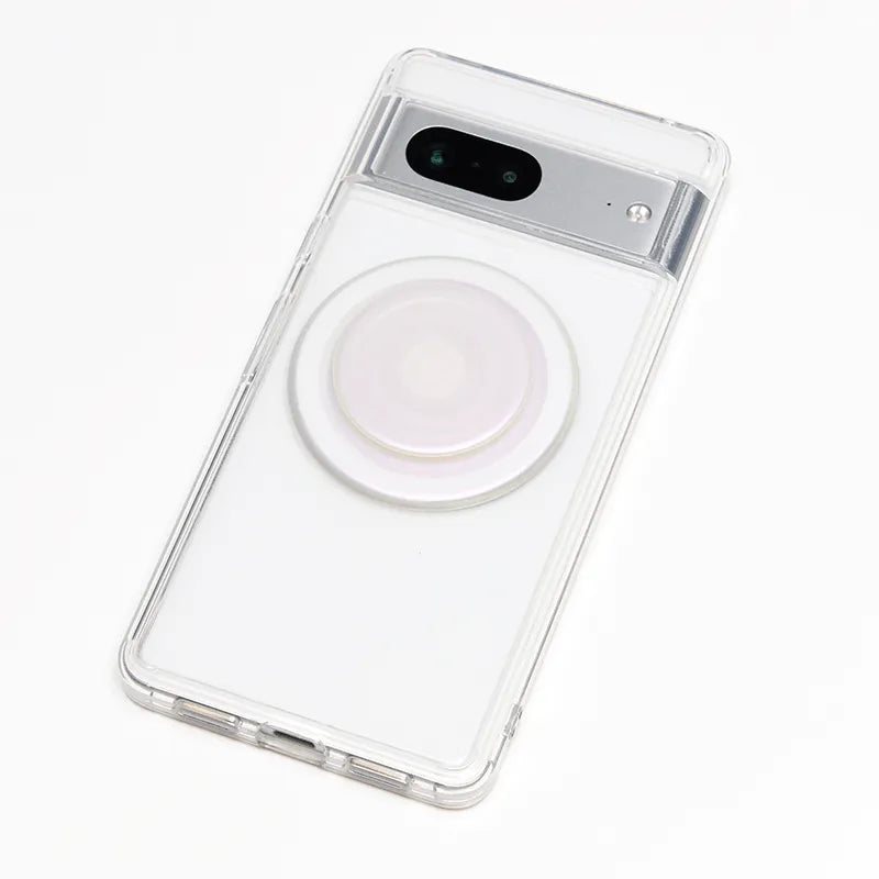 White Opalescent — MagSafe PopGrip