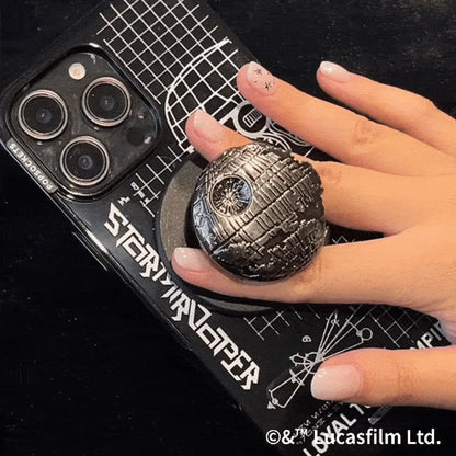 Dimensionals Enamel Death Star — MagSafe PopGrip