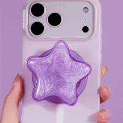 Tidepool Squishy Star Lavender Fog — MagSafe PopGrip