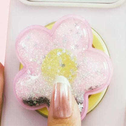 Tidepool Squishy Daisy Pink — MagSafe PopGrip