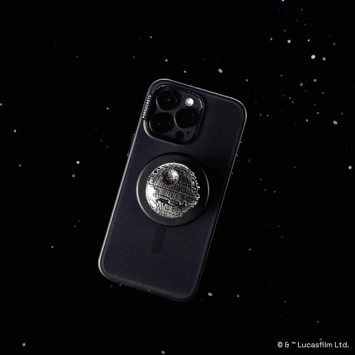 Dimensionals Enamel Death Star — MagSafe PopGrip