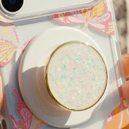 Enamel Stamped Pink — MagSafe PopGrip