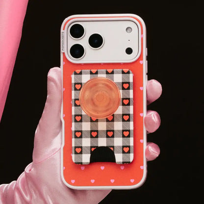 Licorice Dot — MagSafe PopWallet+