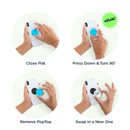 Tidepool Snow Globe Wonderland — Adhesive PopGrip