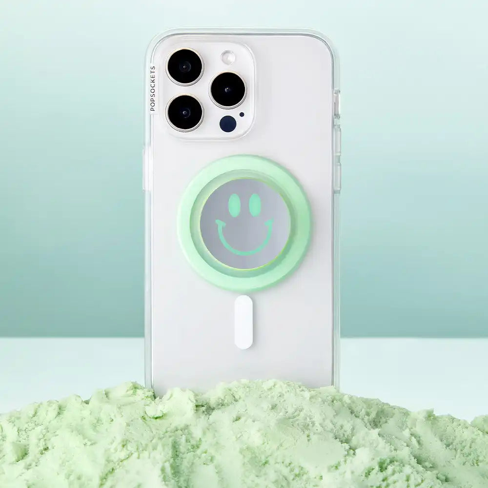 Matcha Dew Happy Reflex — MagSafe PopGrip