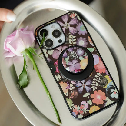 Pressed Flower After Dark — MagSafe PopGrip
