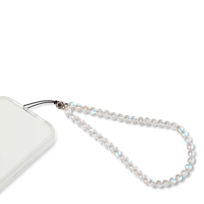 Waxy Shimmer Frost — Phone Wristlet