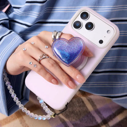Tidepool Squishy Heart Lavender — MagSafe PopGrip