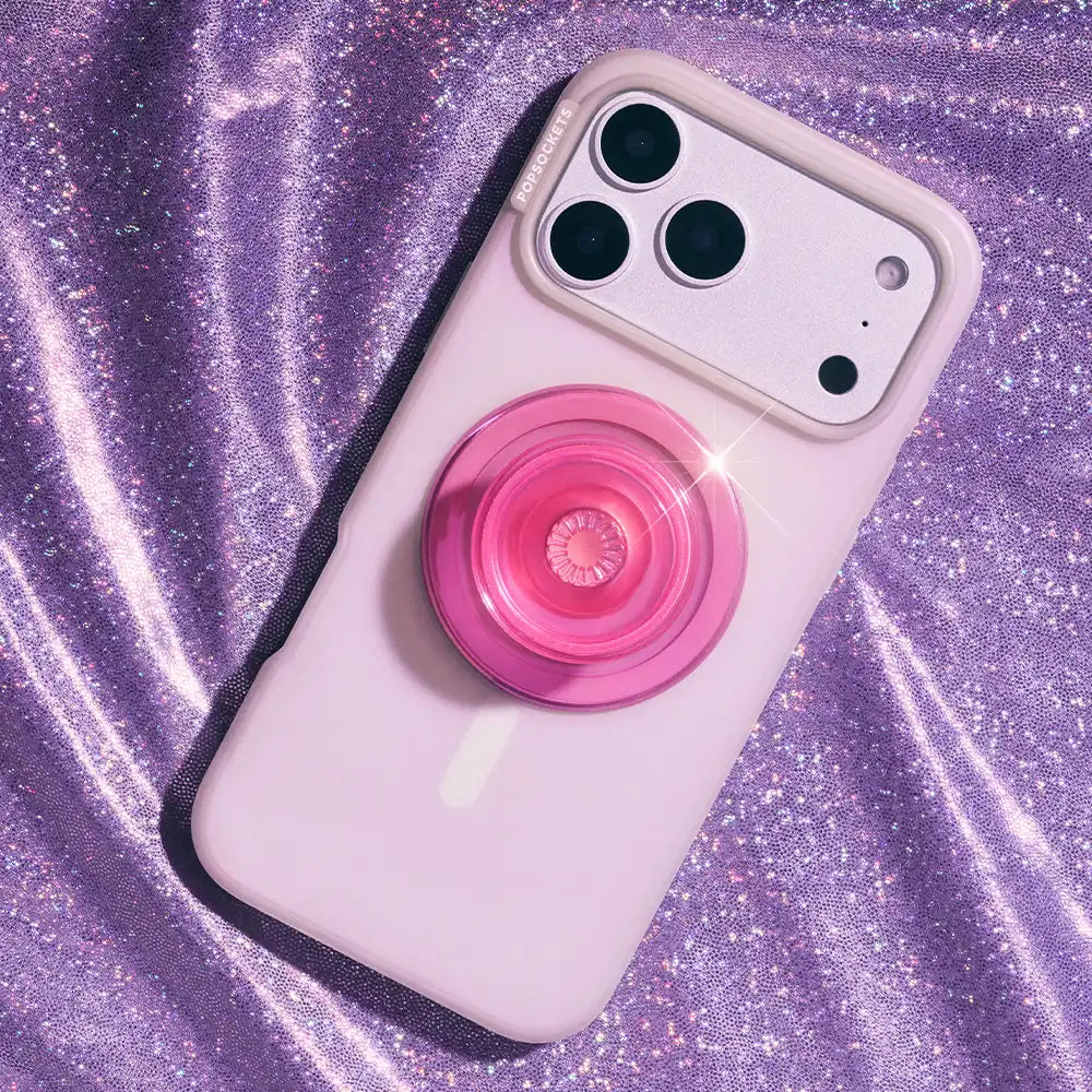 Iridescent Blush Pink — MagSafe PopGrip