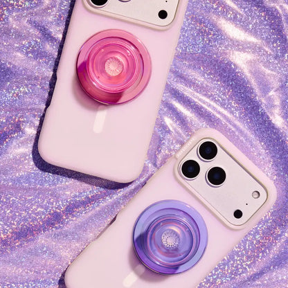 Iridescent Blush Pink — MagSafe PopGrip
