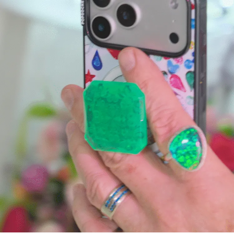 Dichroic Lucky Cut — MagSafe PopGrip